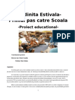 Proiect Gradinita Estivala 2011-2012