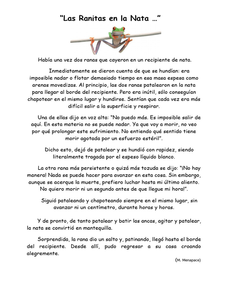 13 Las Ranitas en La Natall | PDF