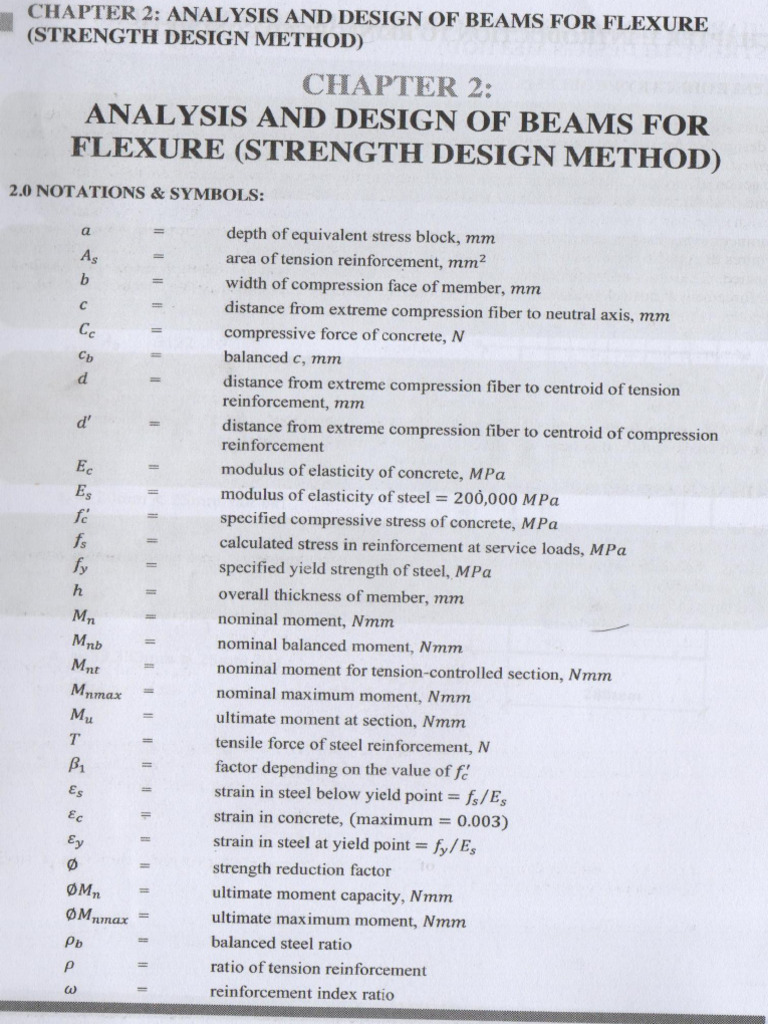 CHAPTER 2 Reinforced Concrete Design | PDF