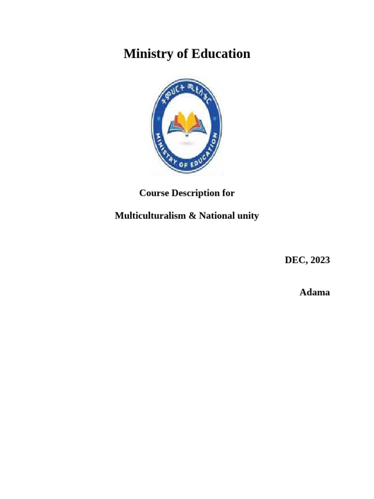Multiculturalism and Unity in Ethiopia | PDF | Multiculturalism | Ethiopia