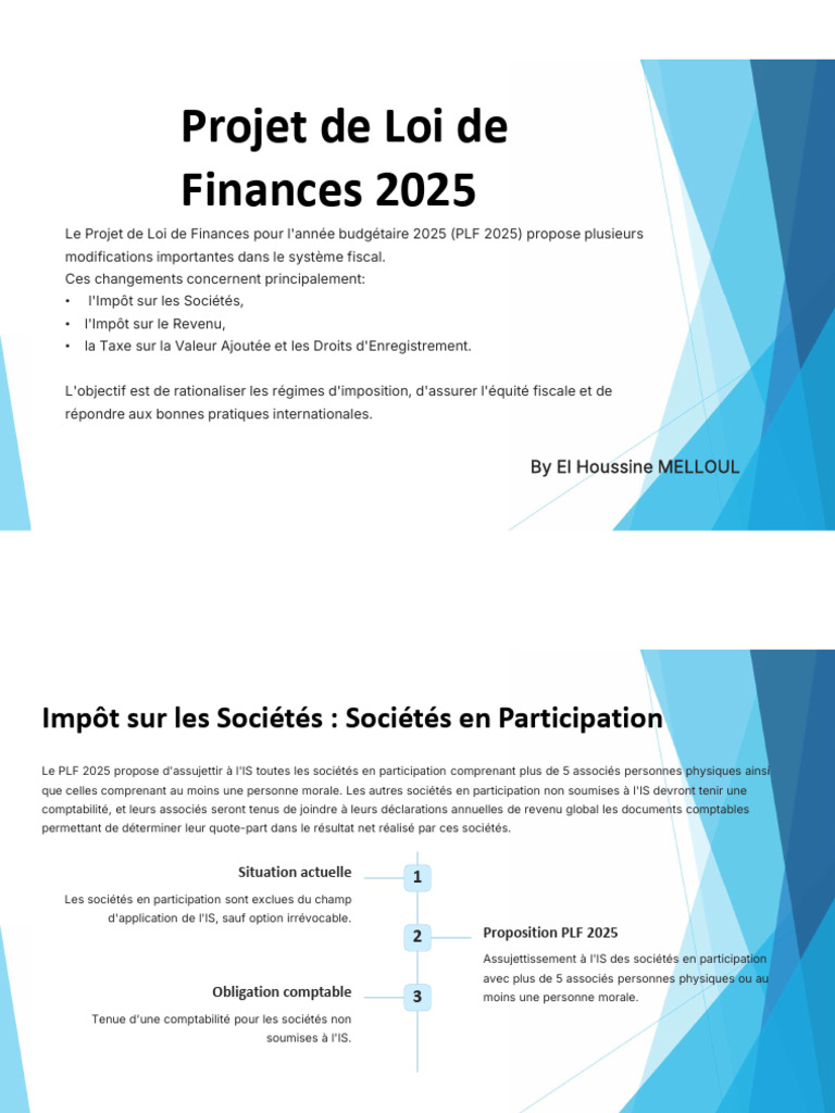 Réformes Fiscales Maroc 2025 | PDF | Impôt sur le revenu | Impôts