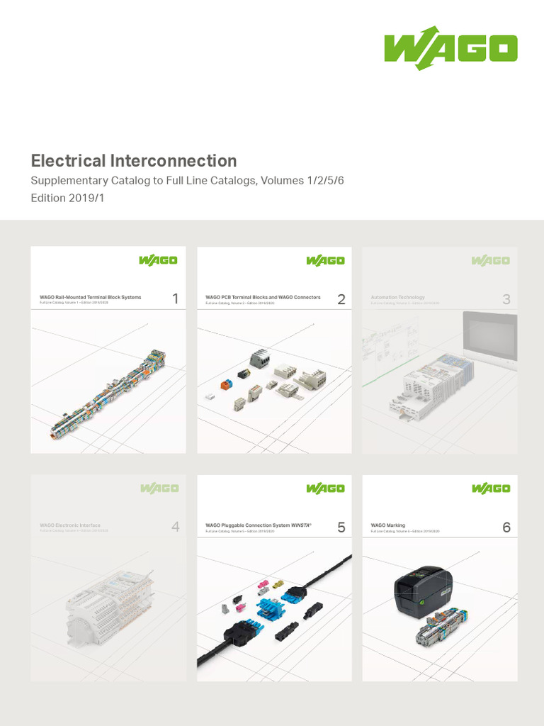 WAGO Electrical Interconnection Catalog | PDF | Electrical Connector ...