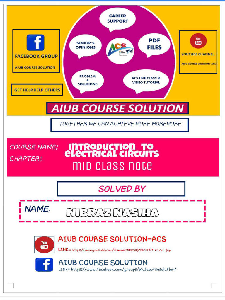 IEC Mid Class Note Acs | PDF