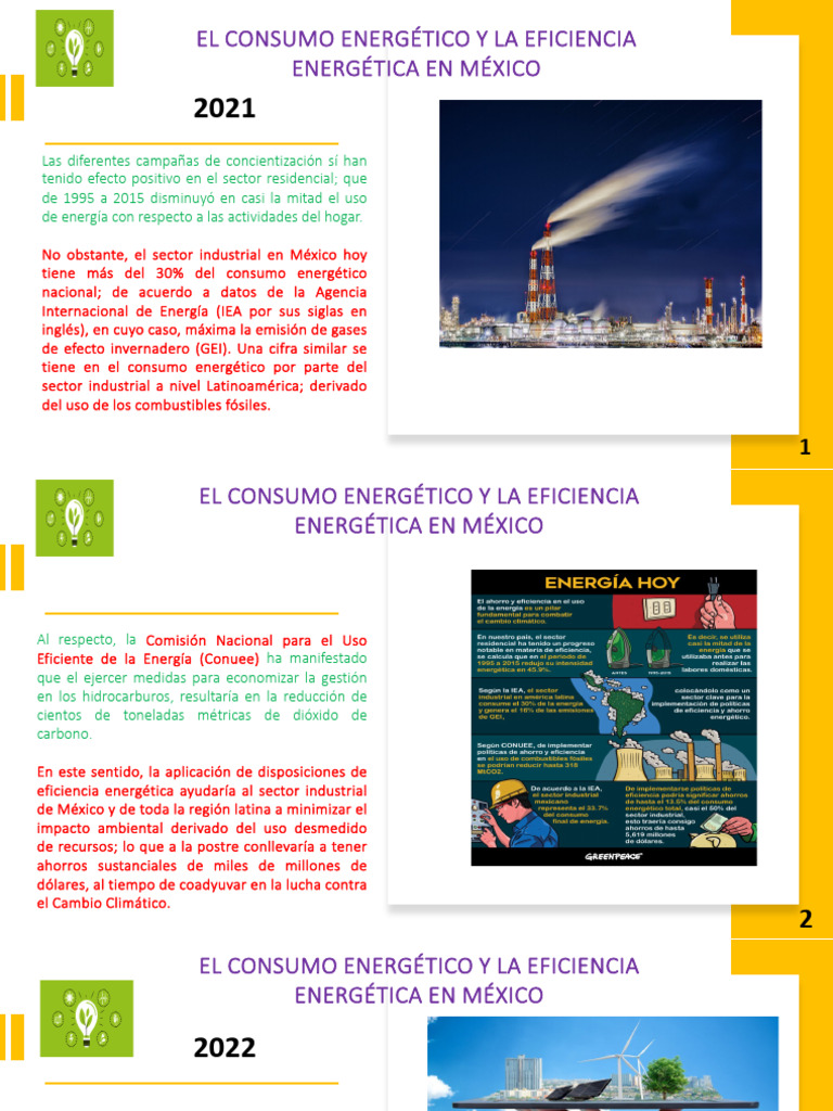 Eficiencia Energética en México | PDF | Uso eficiente de energía | México