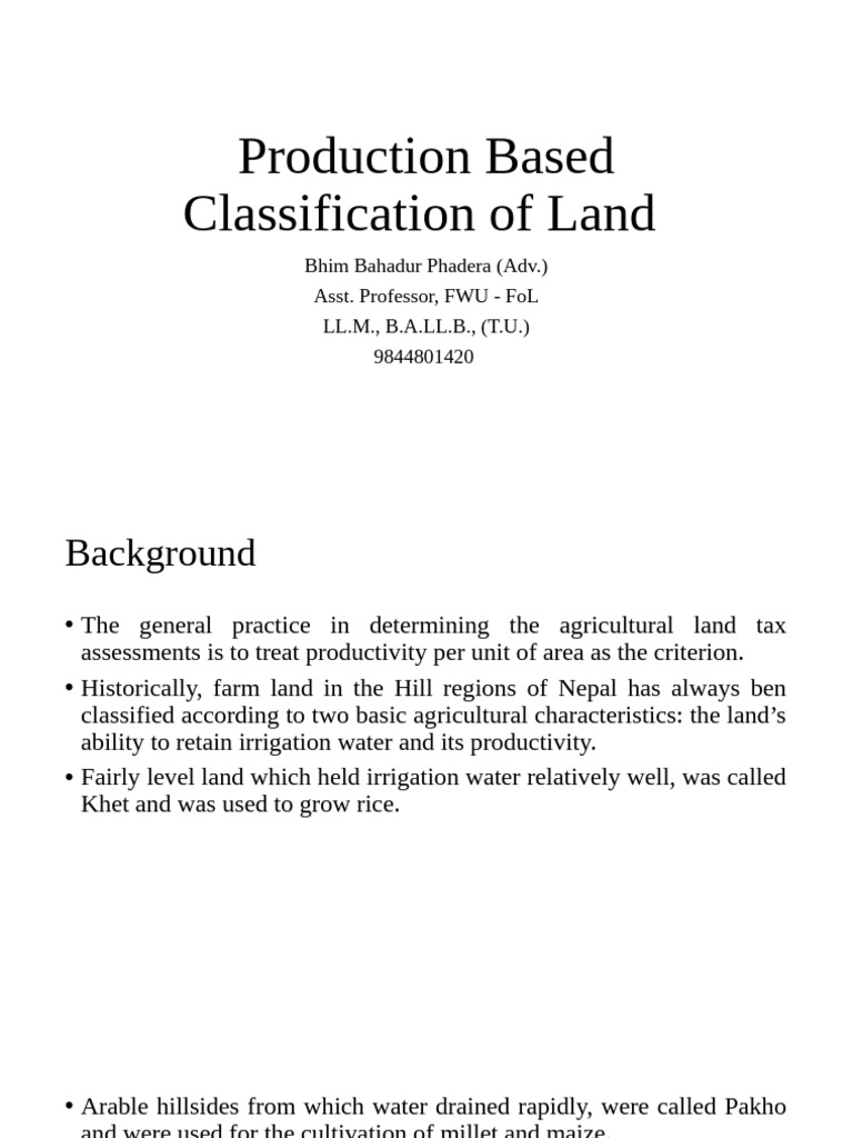 Irrigation Classification of Agricultural Land | PDF | Irrigation ...