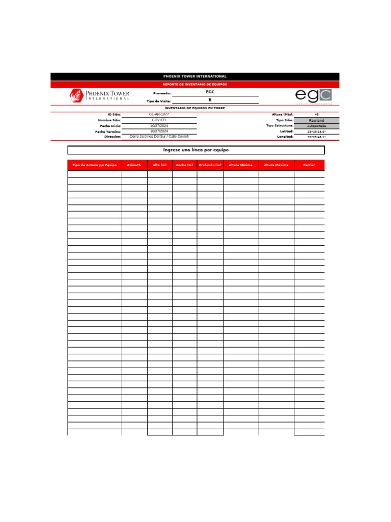 8 Equipment Inventory - CL An 1077 | PDF