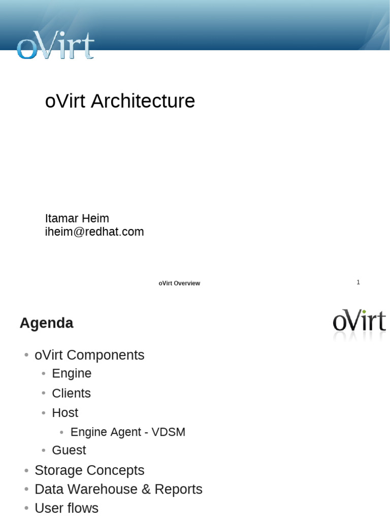 Heim Ovirt Arch Barcelona | PDF | Software Architecture | System Software