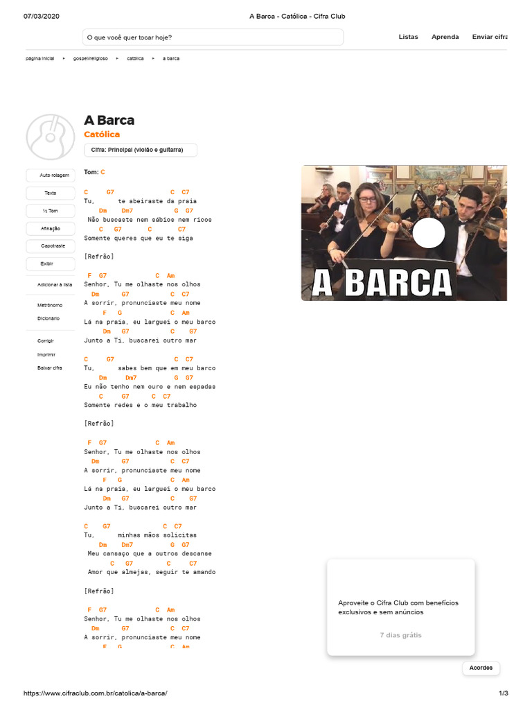 Cifras da Música 
