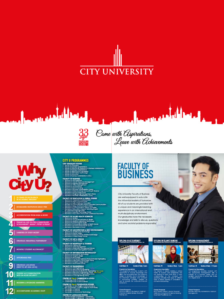 City University E-Brochure | PDF