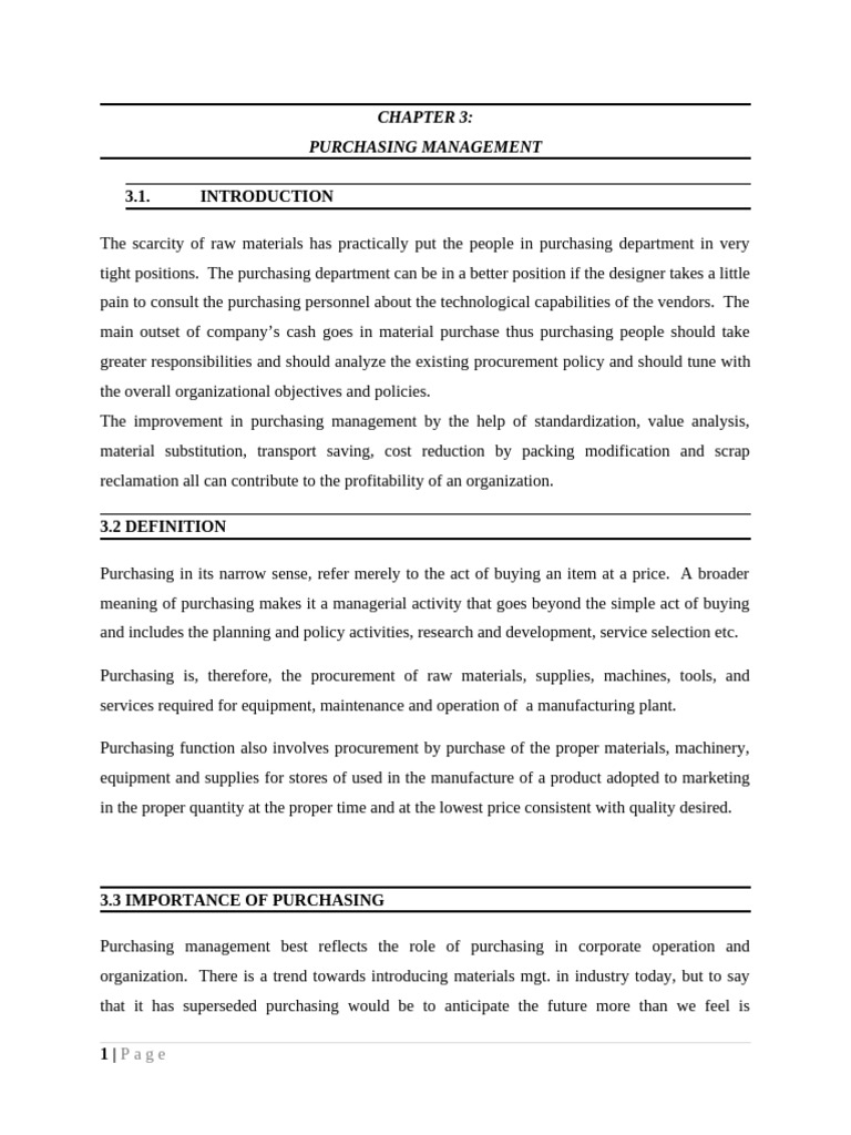 Purchasing Management Essentials | PDF | Prices | Procurement