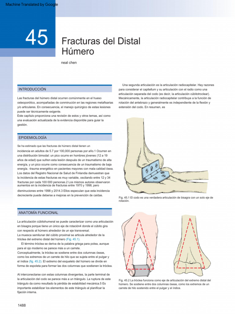 Fracturas del Húmero Distal | PDF | Codo | Articulación