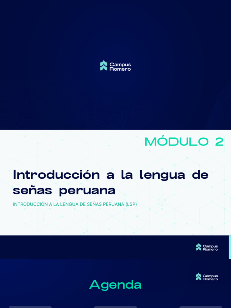 Módulo Ii Intro A La LSP | PDF | Lenguaje de señas | Lengua española