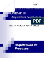 MODELADO III Arquitectura de Procesos