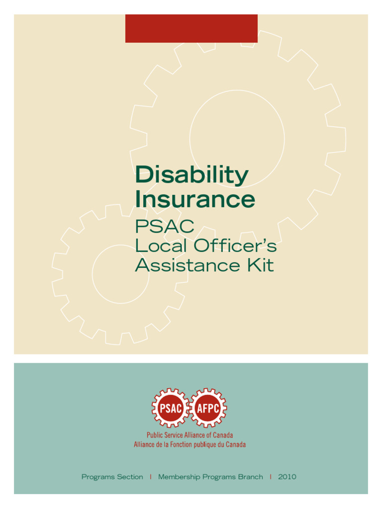 Disability Insurance Local Officer Kit | PDF | Life Insurance | Pension