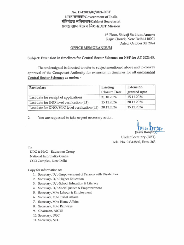 Extension Order 30102024 | PDF
