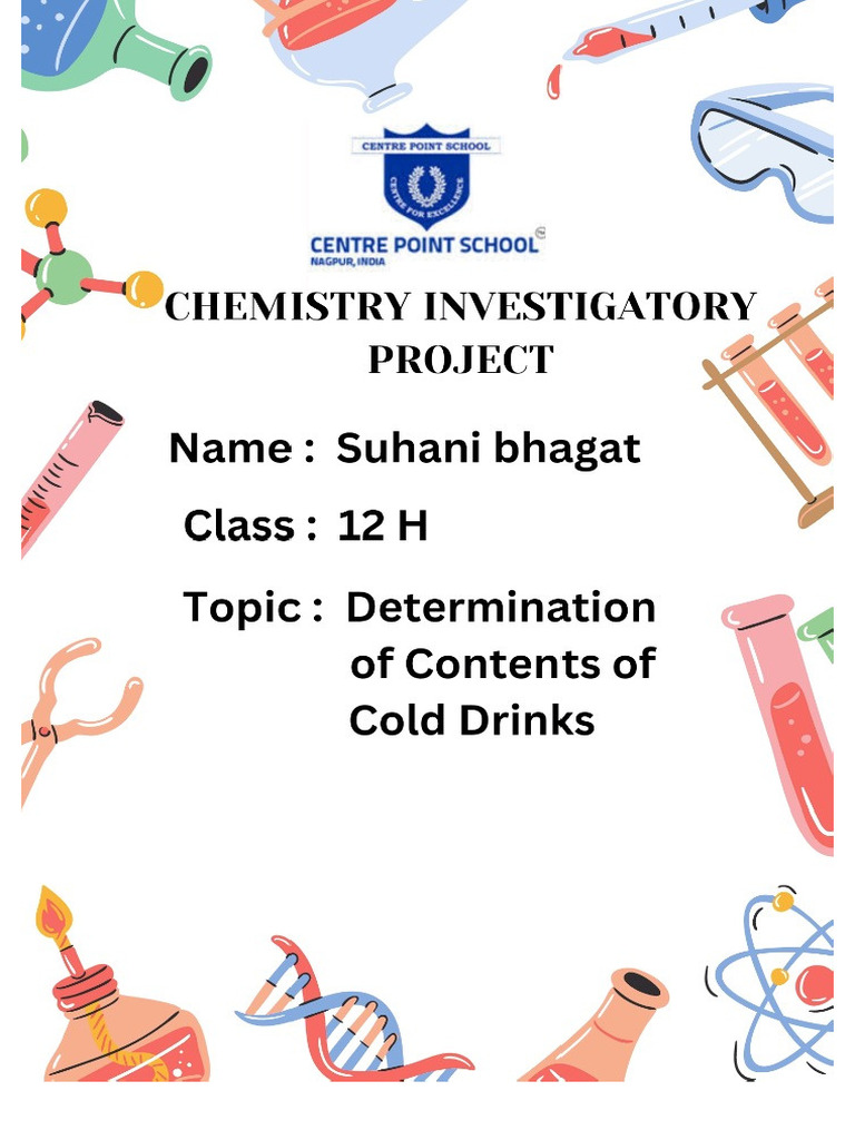 Chemistry Investigatory Project .PDF - 20231211 - 173427 - 0000 | PDF