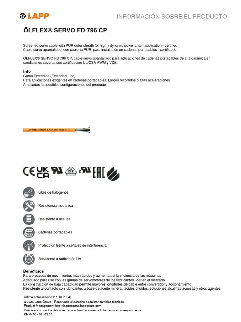 Lapp Pro205378es | PDF | Ingenieria Eléctrica | Ingeniería de Edificación