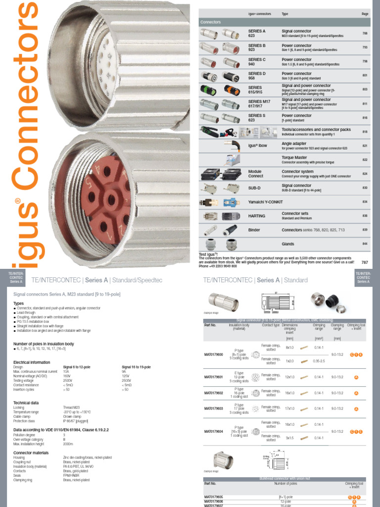 EU Chainflex Catalogue 2024 19 RC Connectors | PDF | Electrical ...