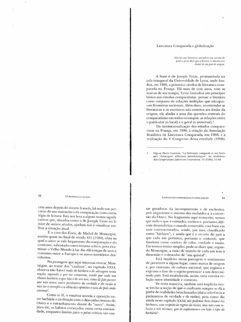 O Próprio e o Alheio | PDF