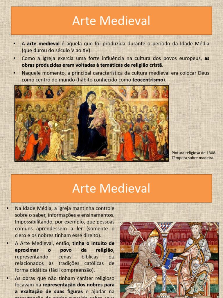 Arte Medieval e Movimento Armorial | PDF | Heráldica | Idade Média