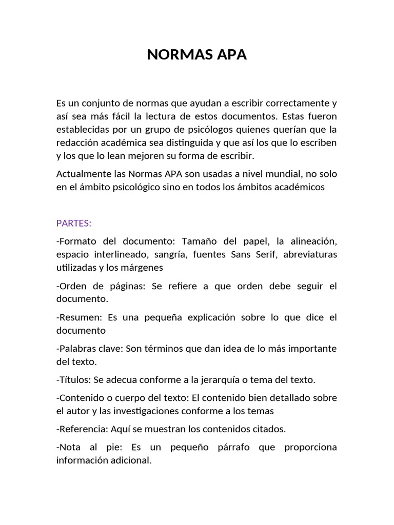 Guía Completa de Normas APA | PDF | Crecimiento personal y profesional ...