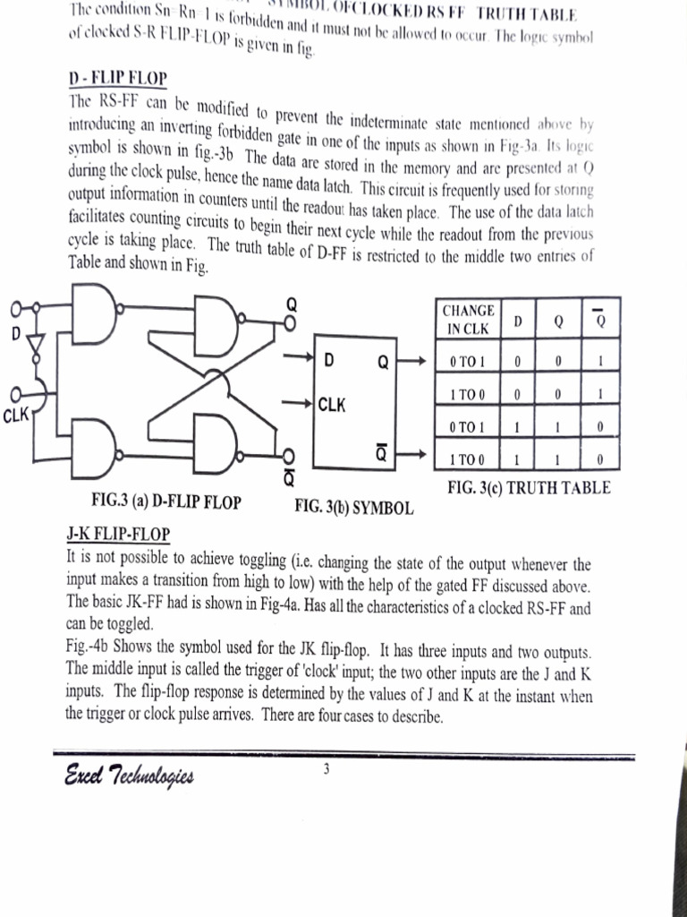 Flip Flop Exp 09 | PDF | Electronic Engineering | Digital Technology
