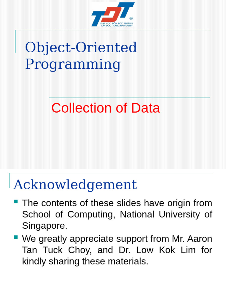 10 Collection of Data | PDF | Computer Programming | Computer Science