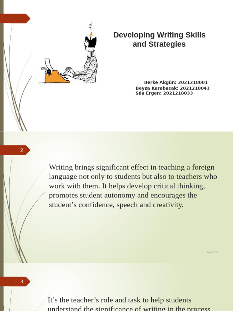 Writing Skills Development Strategies | PDF | Essays | Paragraph