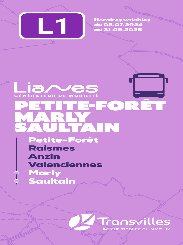 Horaires Bus Ligne L1 Valenciennes | PDF