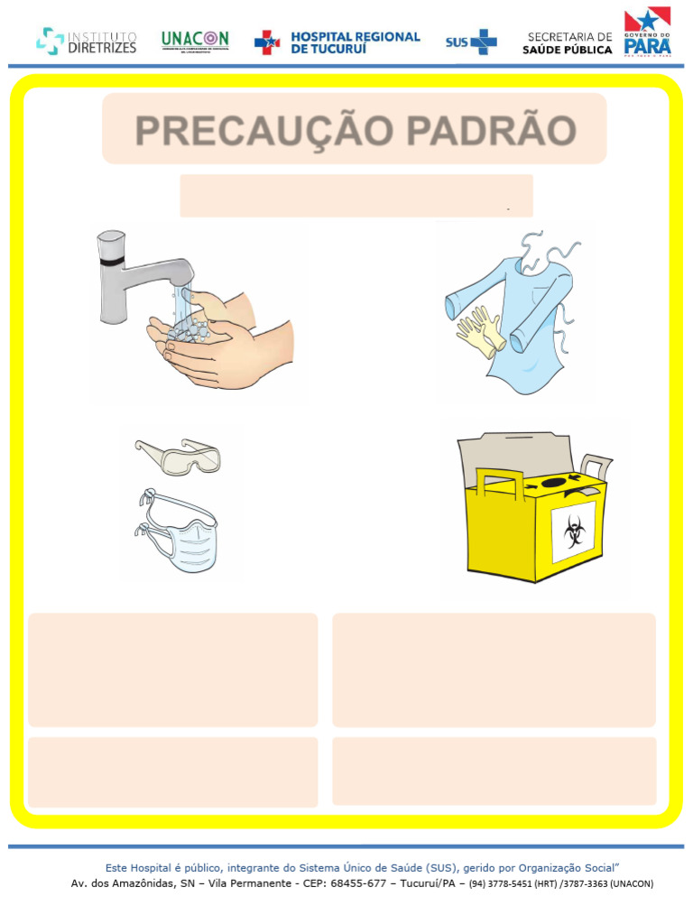 Cartaz Precaução Padrão - SCIRAS | PDF
