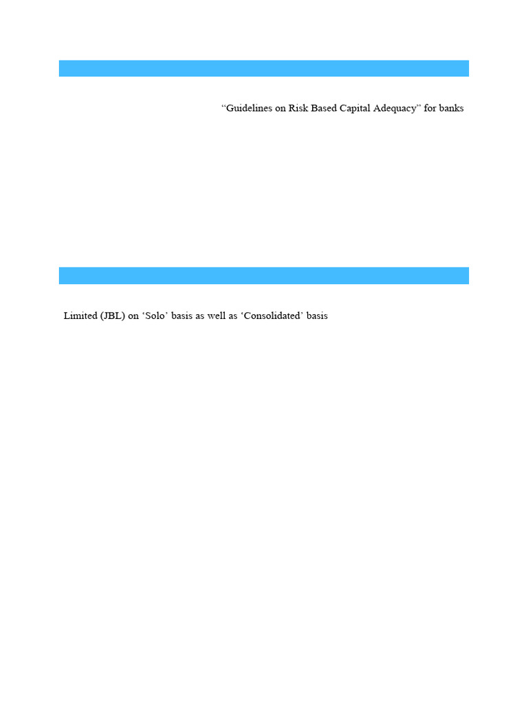 Disclosure On Risk Based Capital Under Basel-III-2020 | PDF | Credit ...