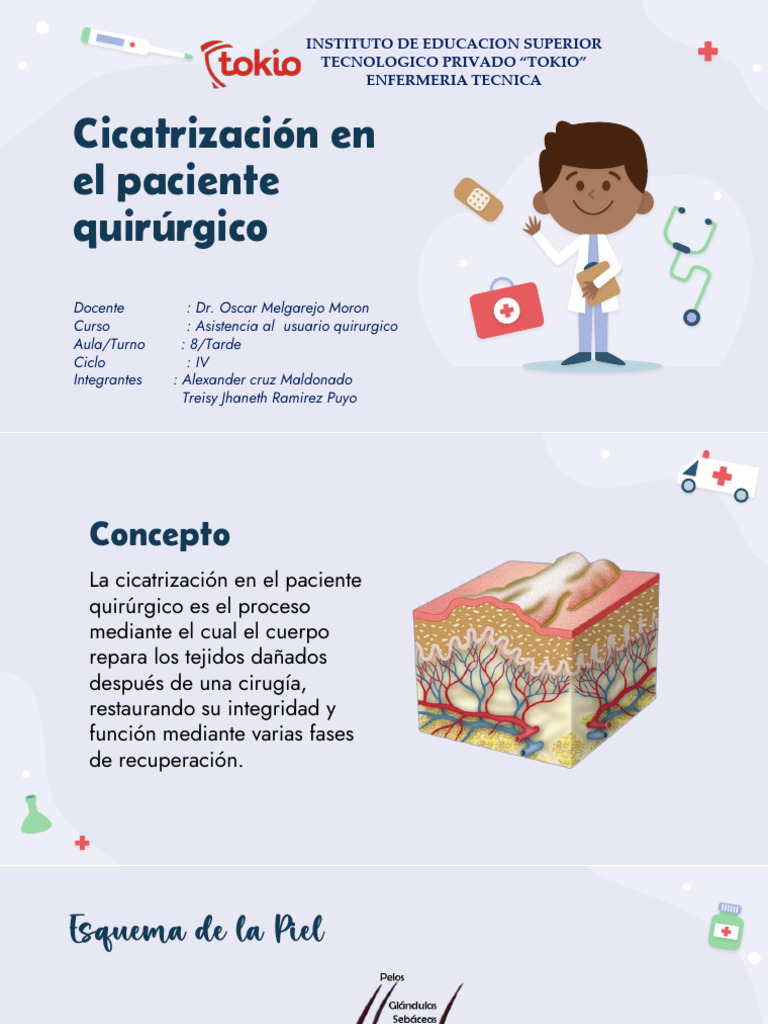 Cicatrizacion PxQ- | PDF | Cicatrización de la herida | Hemostasia