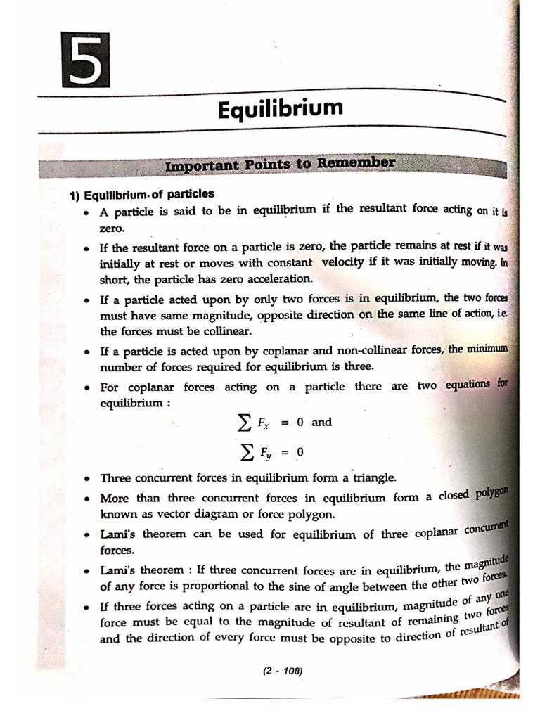 Equilibrium | PDF