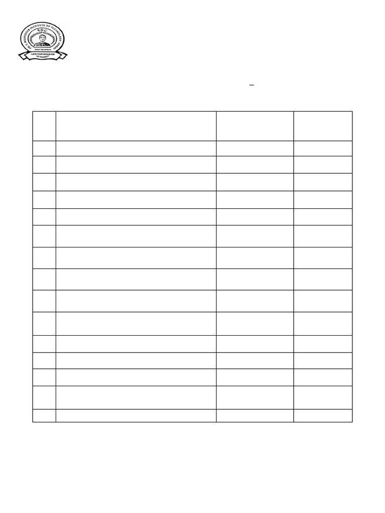 Work Completion Sheet Sem 5 | PDF | Computers