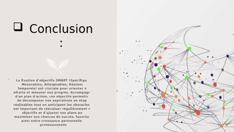 Fixation d'objectifs SMART efficace | PDF