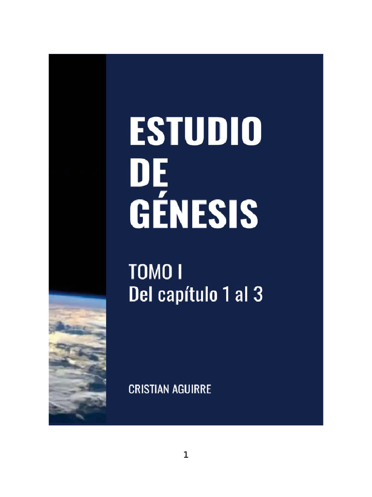 Estudio de Génesis 1-3 | PDF | Narrativa de la creación del Génesis ...