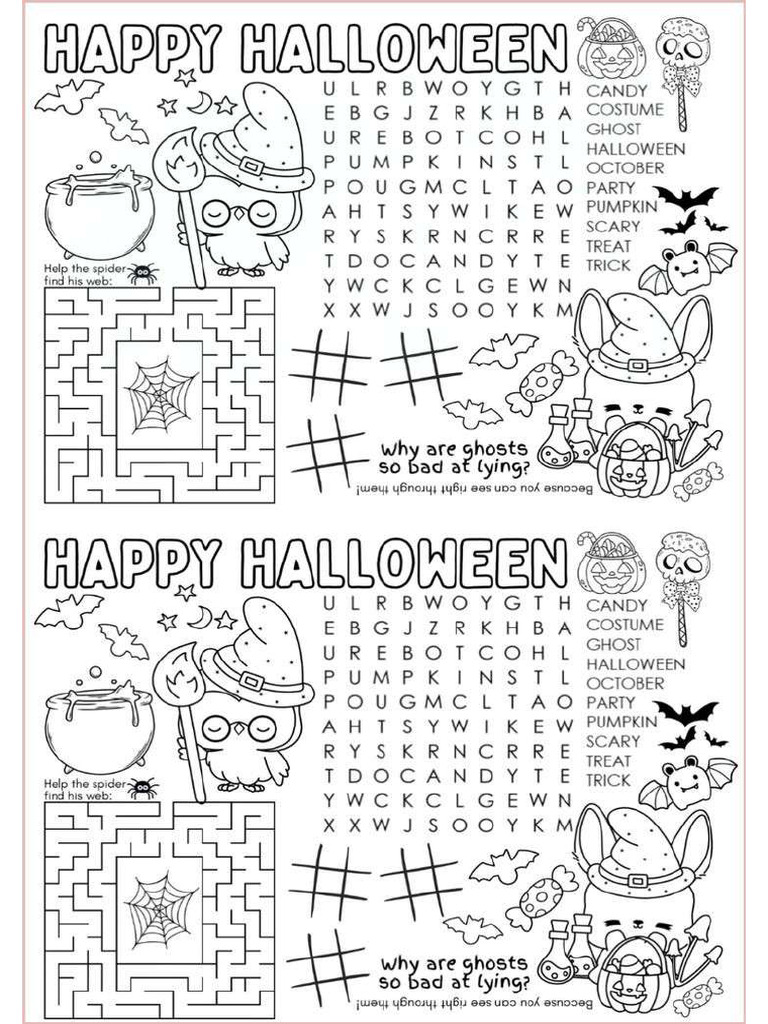 Wordwall Halloween Games