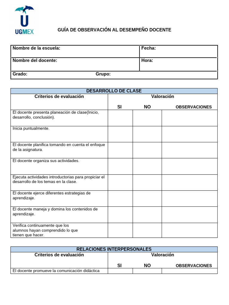 Evaluación del Desempeño Docente | PDF | Evaluación | Maestros