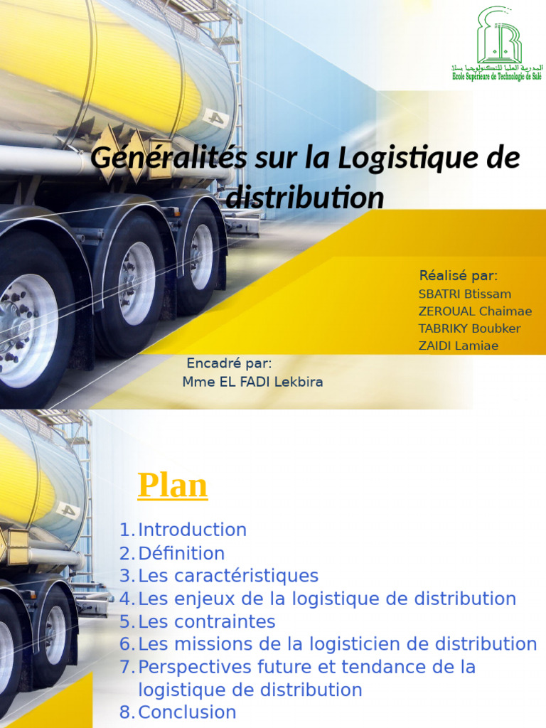 Logistique de Distribution : Enjeux et Missions | PDF | Logistique ...