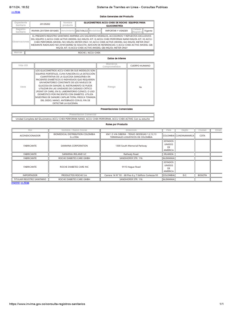 Consulta registros sanitarios invima pdf