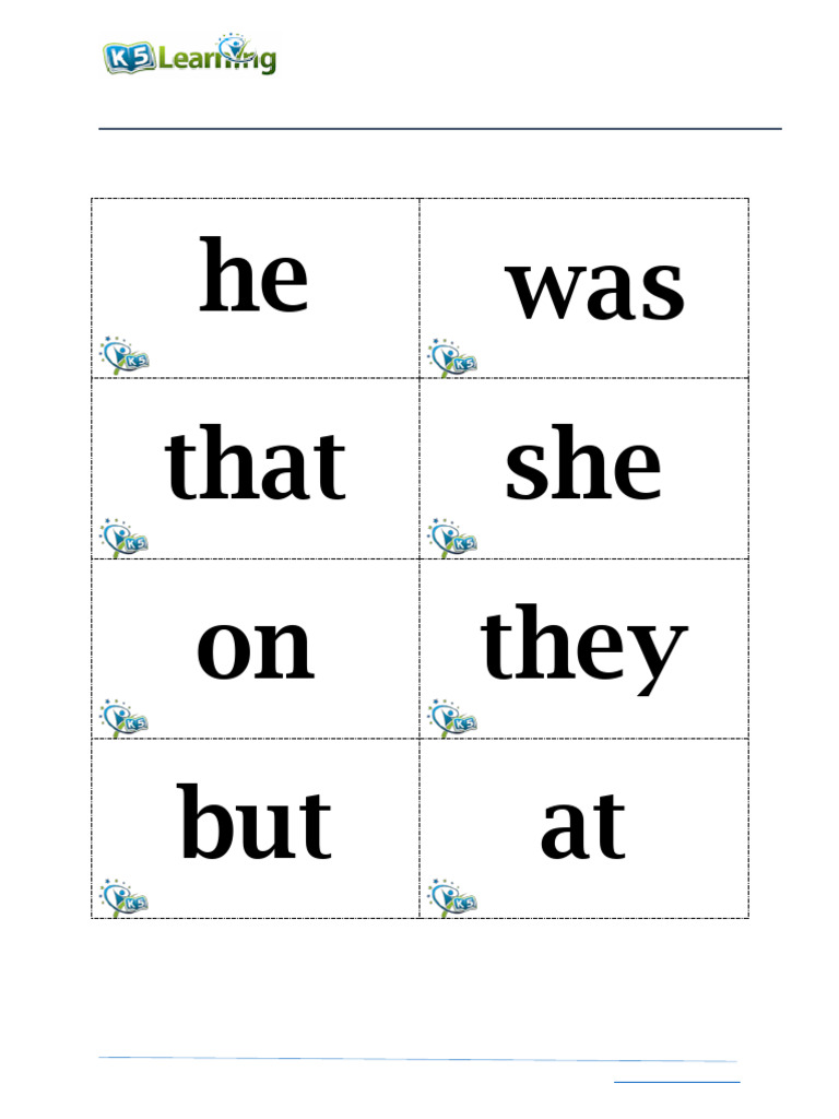 Dolch Primer Sight Words List | PDF | Wellness