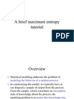 20040611_A Brief Maximum Entropy Tutorial