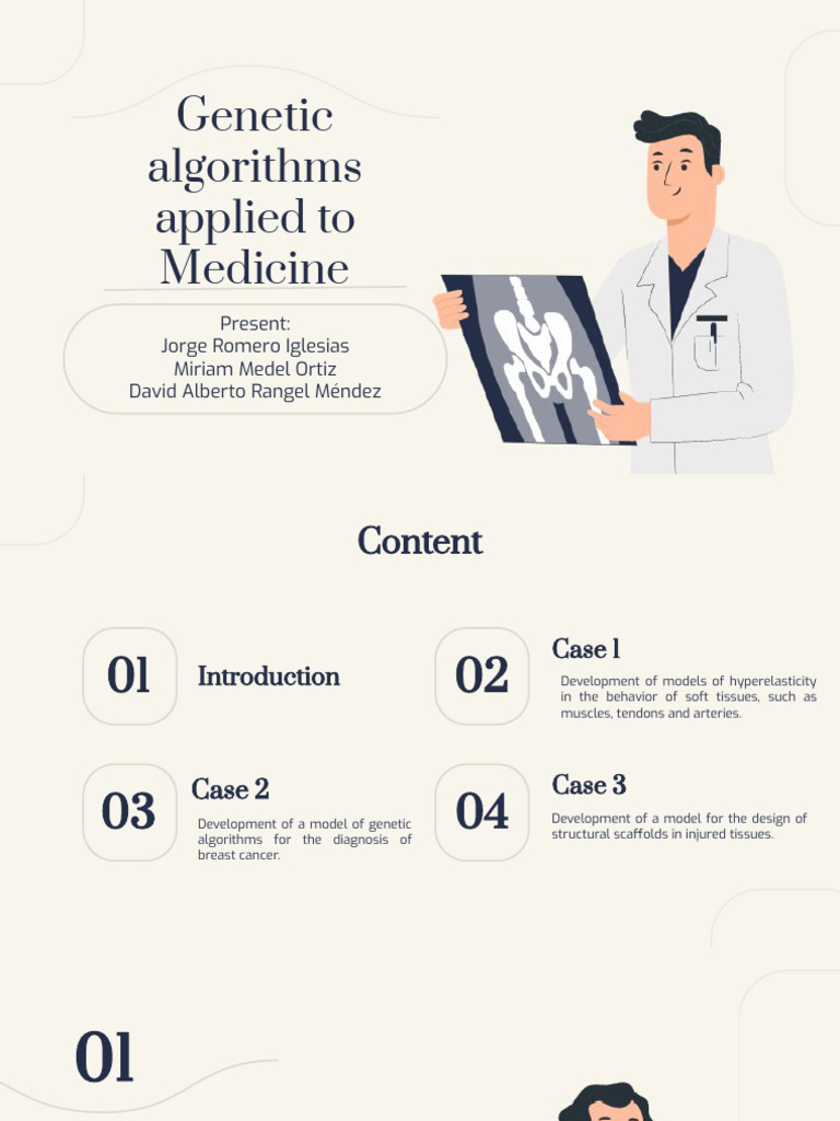 Genetic algorithms applied to Medicine | PDF | Genetics | Tissue ...