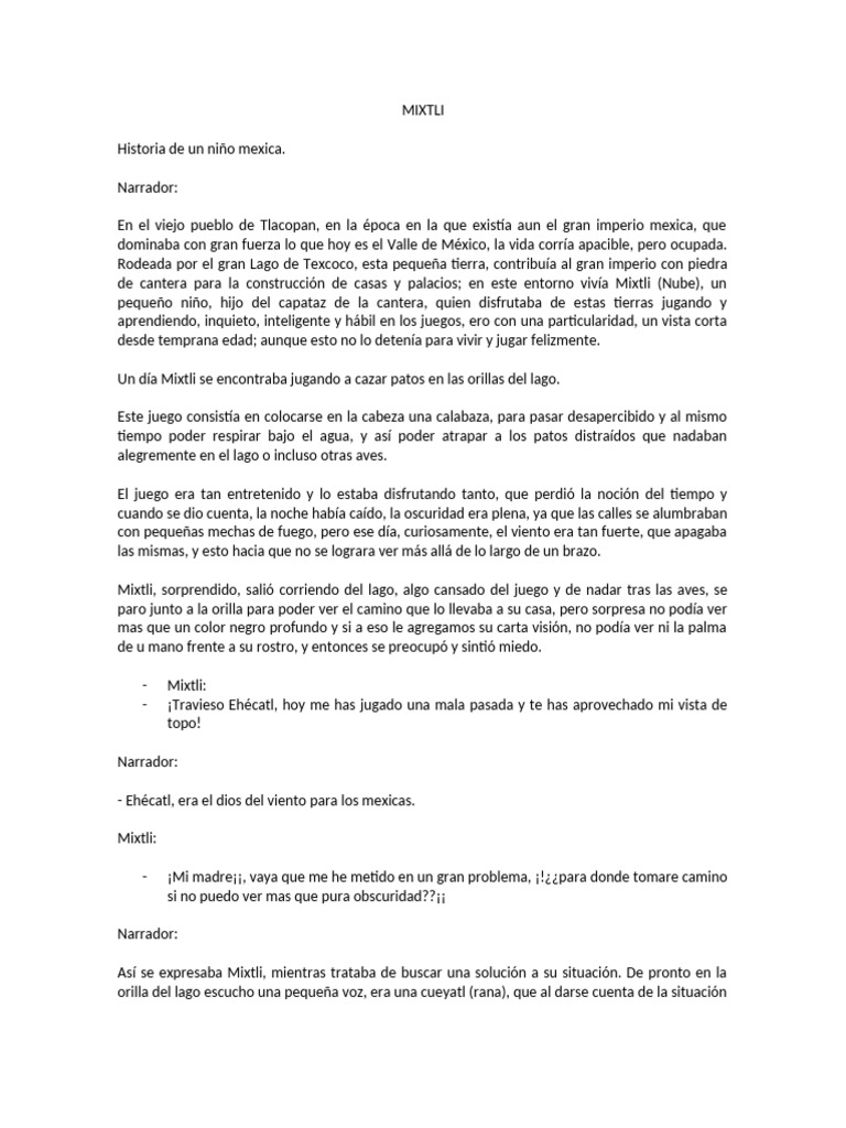 Mixtli: Aventura en la Oscuridad Mexica | PDF | Arte | Poesía