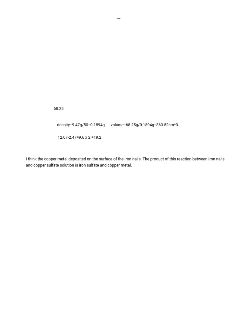 Kami Export - Unit 6 Lab 2 Mole To Mole | PDF | Chemical Reactions | Iron