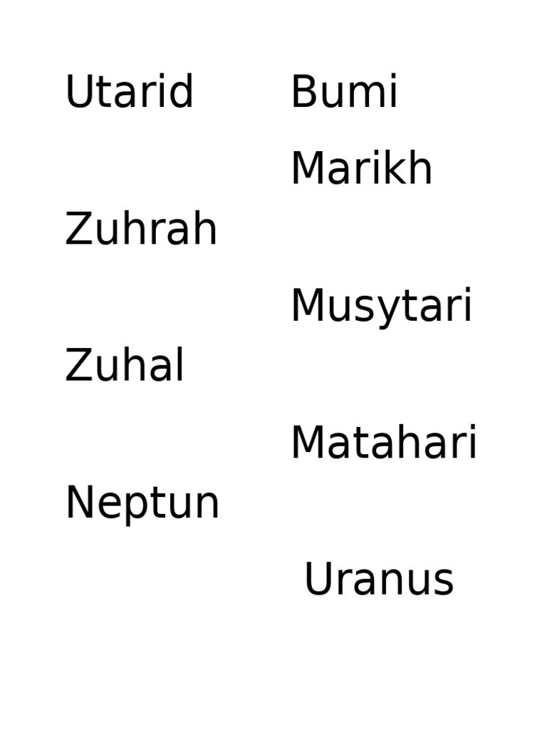 Utarid | PDF