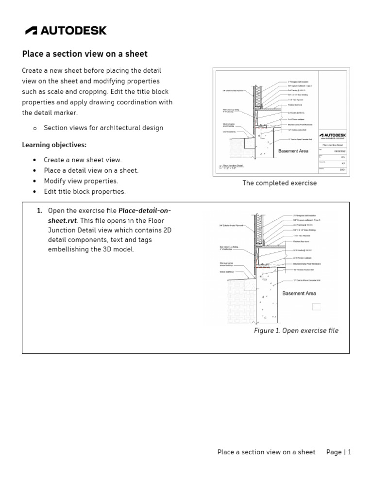 SBS - M1 05 Place A Section View On A Sheet | PDF | Finance & Money ...