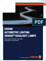 Osram Automotive Lighting Xenarc Headlight Lamps: High Intensity Discharge Lamps (Hid) Information For Professionals