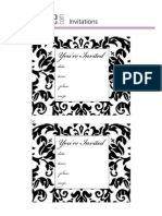 Damask Invitation