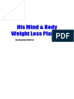 His Mind & Body Weight Loss Planner